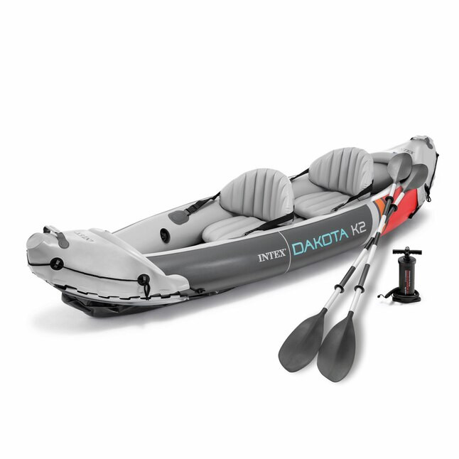 Intex Sit-in 2 Person 10.25-ft Plastic Kayak Lowes.com | Lowe's