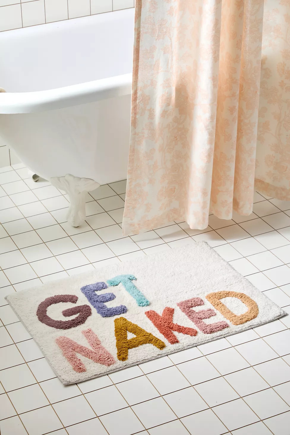 Get Naked Tufted Bath Mat | Urban Outfitters (US and RoW)
