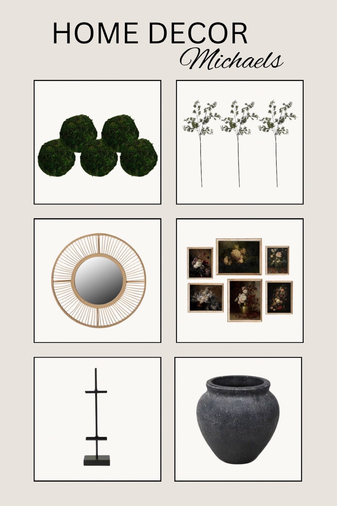 Home decor from Michael’s! Loving these beautiful moss stems and the art stand!

#homedecor #mossstems #mossballs #mirror #artstand #artwork #vase #affordablehomefinds 

#LTKcasa #LTKautumn

#LTKHome