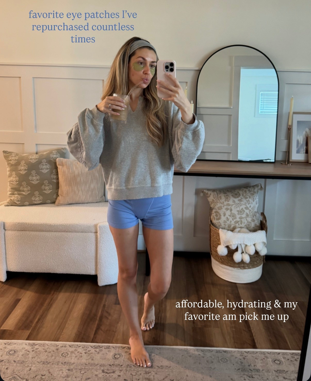 Favorite under eye patches that are hydrating & my favorite morning pick me up 

#LTKselfcare #LTKgrwm #LTKmorningroutine