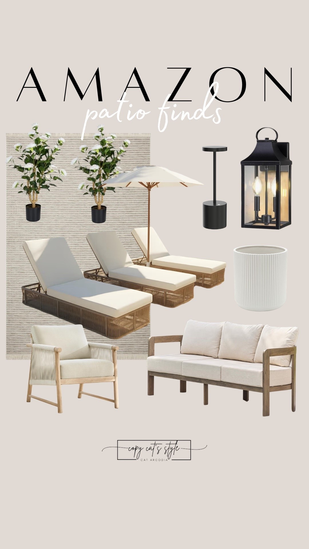 Amazon patio finds are so good. Patio chairs, rugs, lights, and decor  

#LTKHome #LTKSeasonal