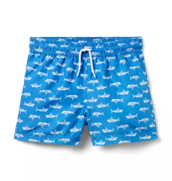 Recycled Shark Swim Trunk | Janie and Jack