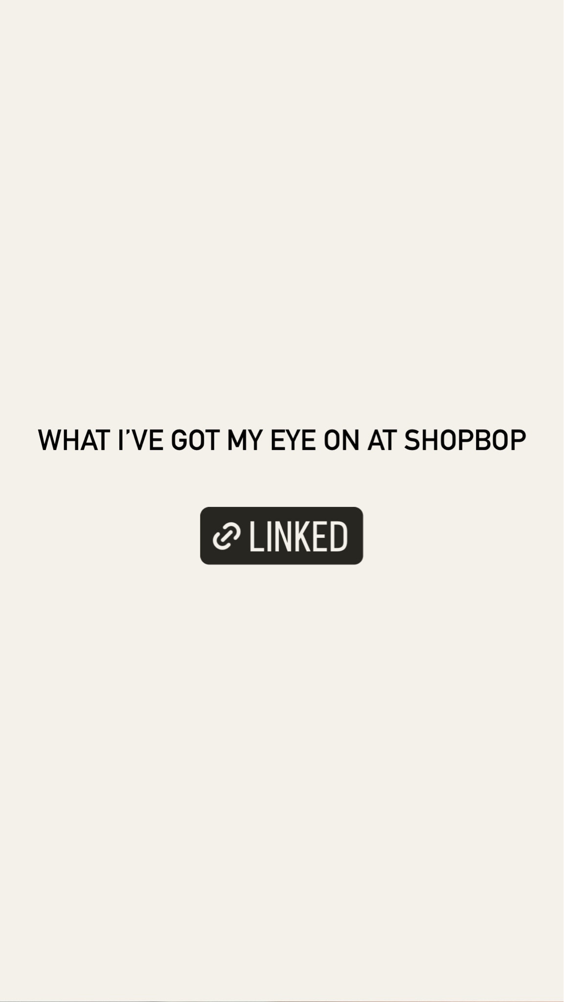 Shopbop recent saves