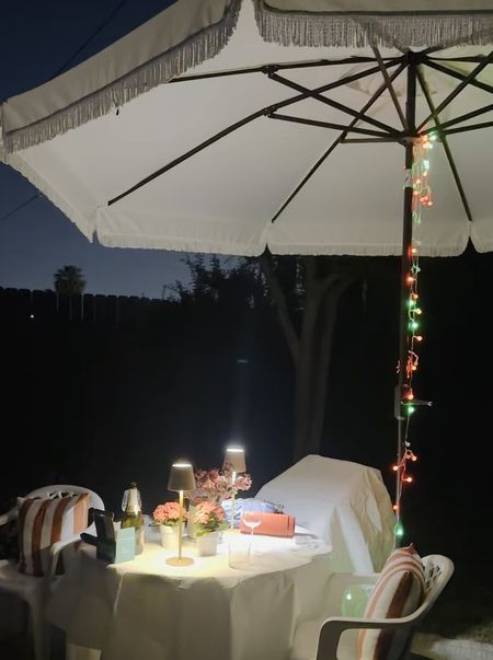 This 11’ patio umbrella has a very tailored look and love the fringe edges. #LTKXWayDay #backyard 

#LTKVideo #LTKhome #LTKsalealert