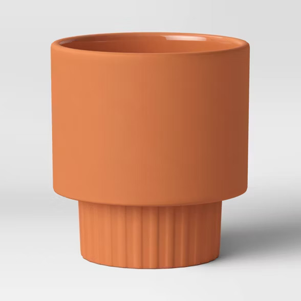 4" Oval Indoor/Outdoor Terracotta Planter Red - Project 62™ | Target