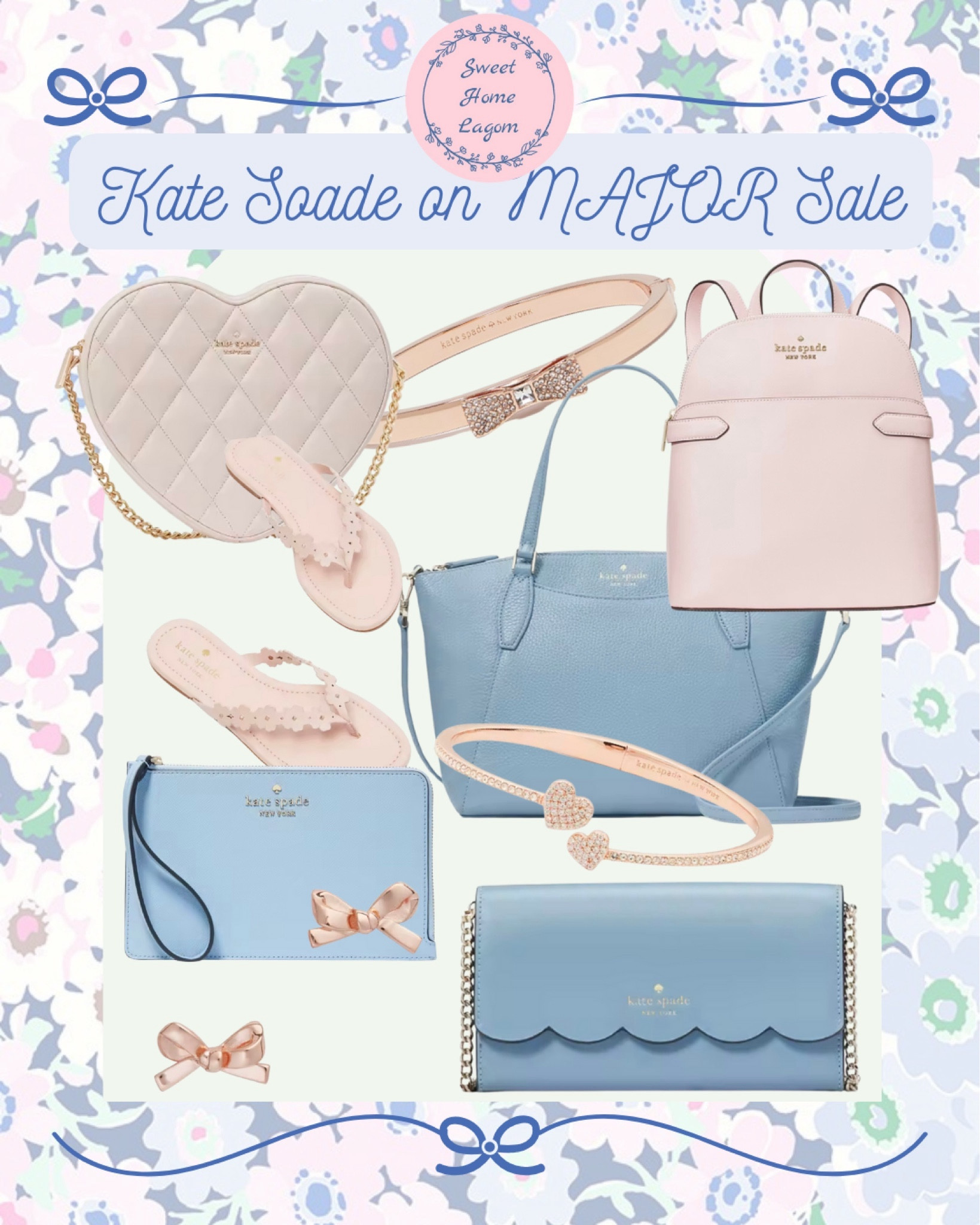 Kate Spade on MAJOR sale. The backpack is 75% off and just $89 down from $359. The earrings are only $19. There’s not much left in stock so hurry!! 


Grandmillennial, Kate Spade, pink, blue, bows, scallop, handbags, purse, backpack, heart, quilted, crossbody, wristlet, girly, preppy

#LTKfindsunder50 #LTKsalealert #LTKfindsunder100