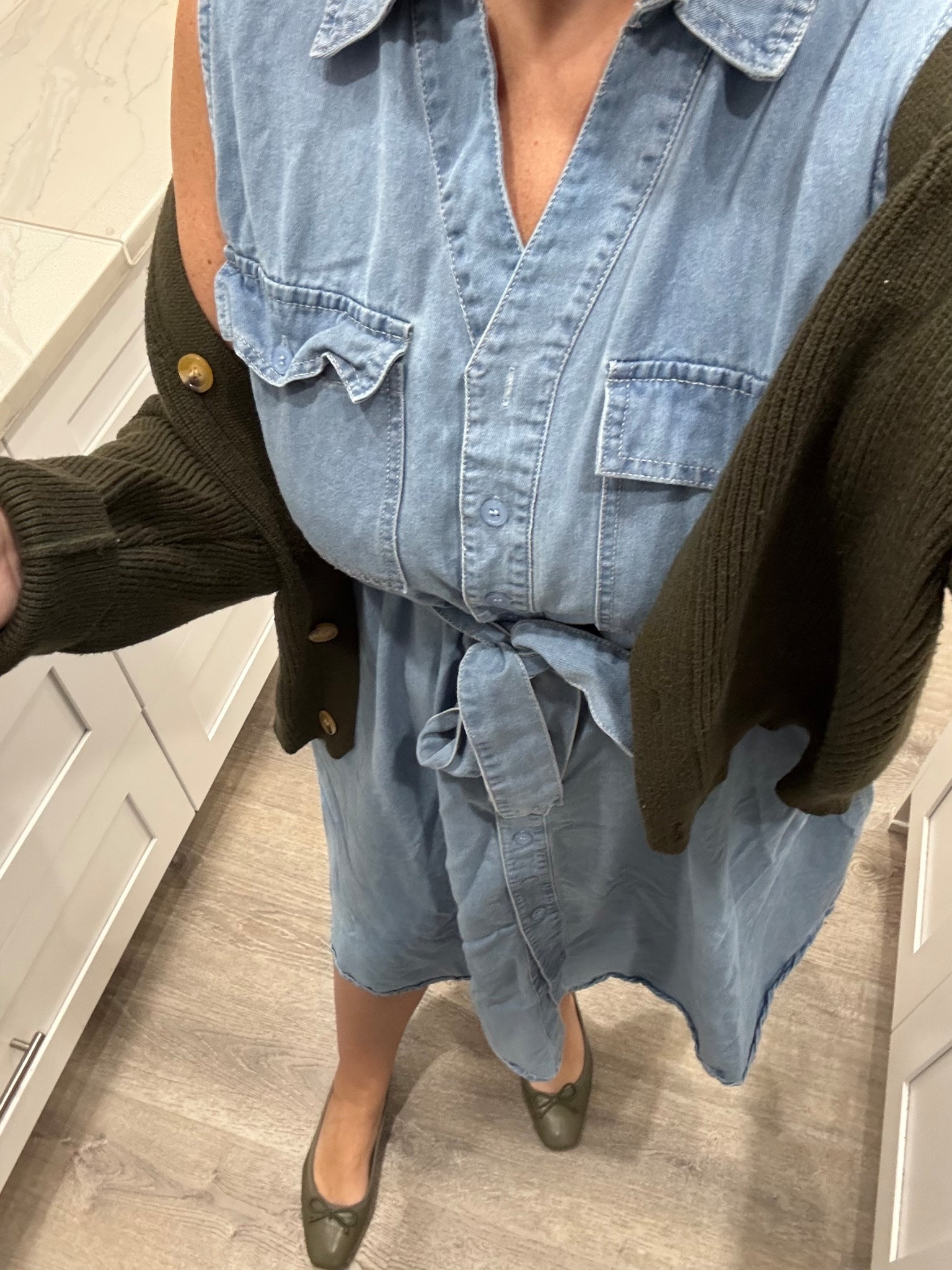 Ootd- teacher fit! Love this dress soooo much 

TTS- medium 

#LTKWorkwear #LTKMidsize #LTKStyleTip