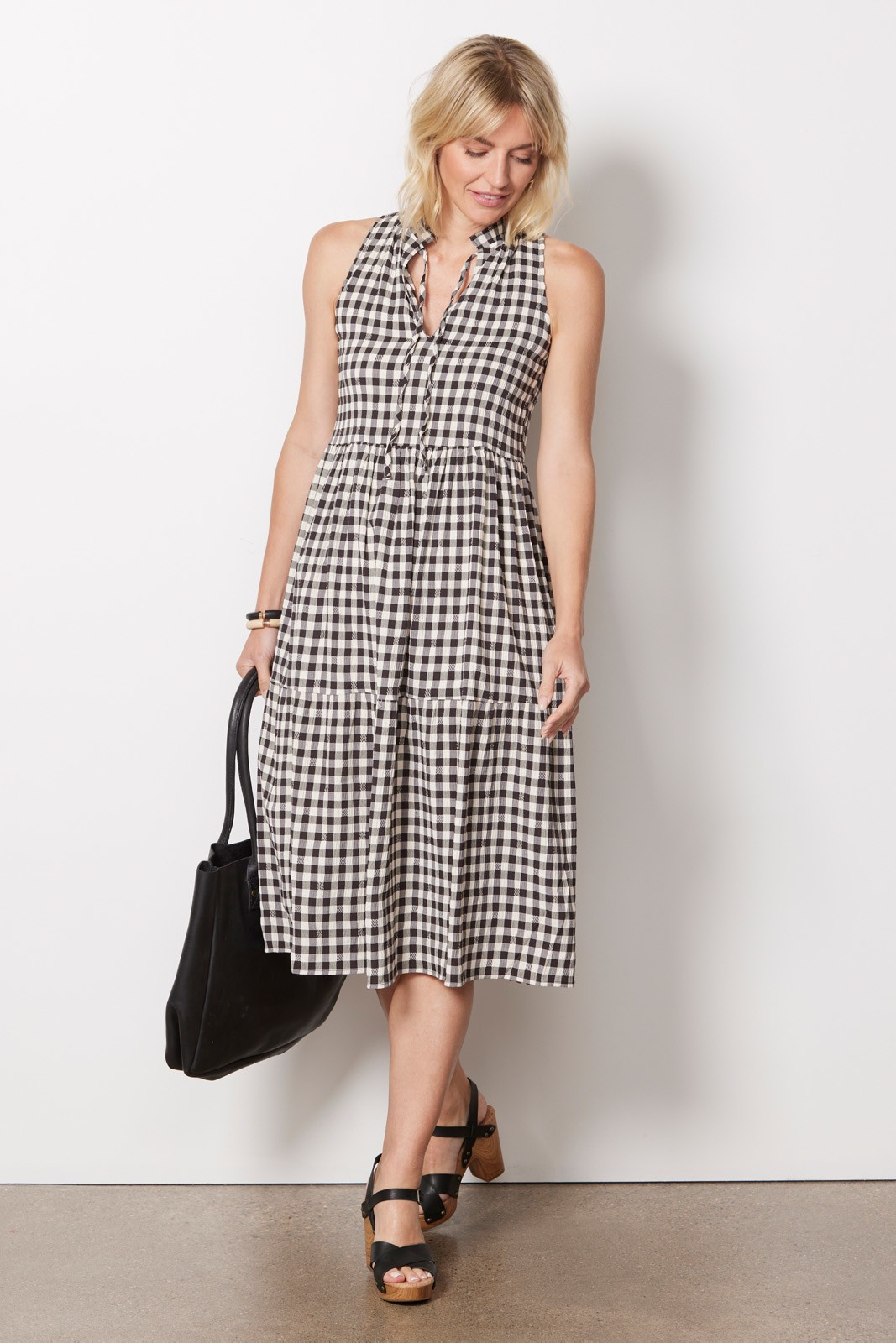 BB DAKOTA Garden Gingham Dress | EVEREVE | Evereve
