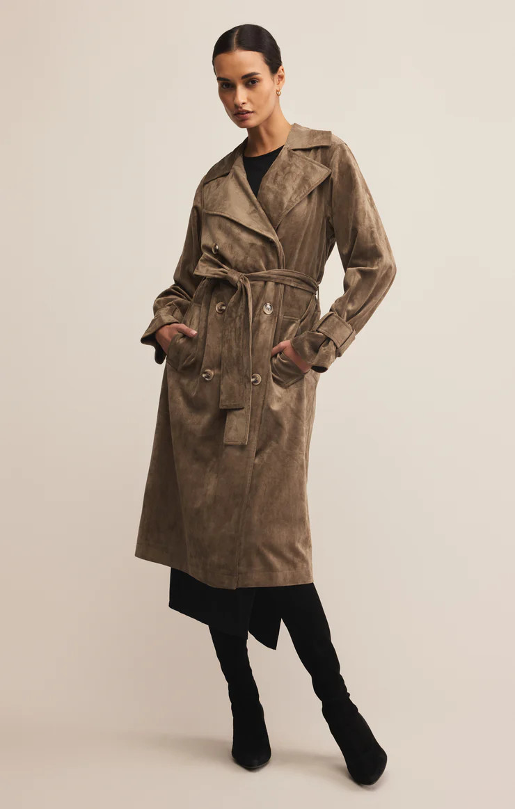 Dorian Suede Trench | Z Supply