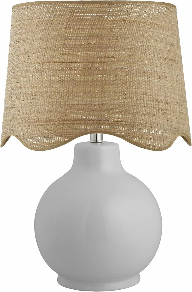 Pojezerje Bohemian Ceramic Table Lamp for Bedroom, Bedside Nightstand - Decorative Boho End Side ... | Amazon (US)