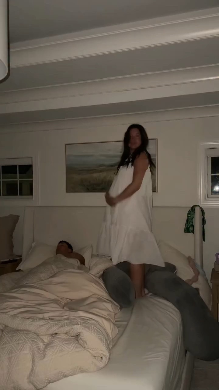 I can’t believe I’ve made it this far 😭🫶🏼 just feeling really really proud of this morning routine, all of my habits I’ve worked years on, my brain and my body #morningroutine #pregnantmorningroutine 

Workout set- @liaisonlabel 
Nightgown- @petiteplume 
Exact links can be found in my bio under my ShopMy!

#LTKmorningroutine #LTKBump #LTKBaby