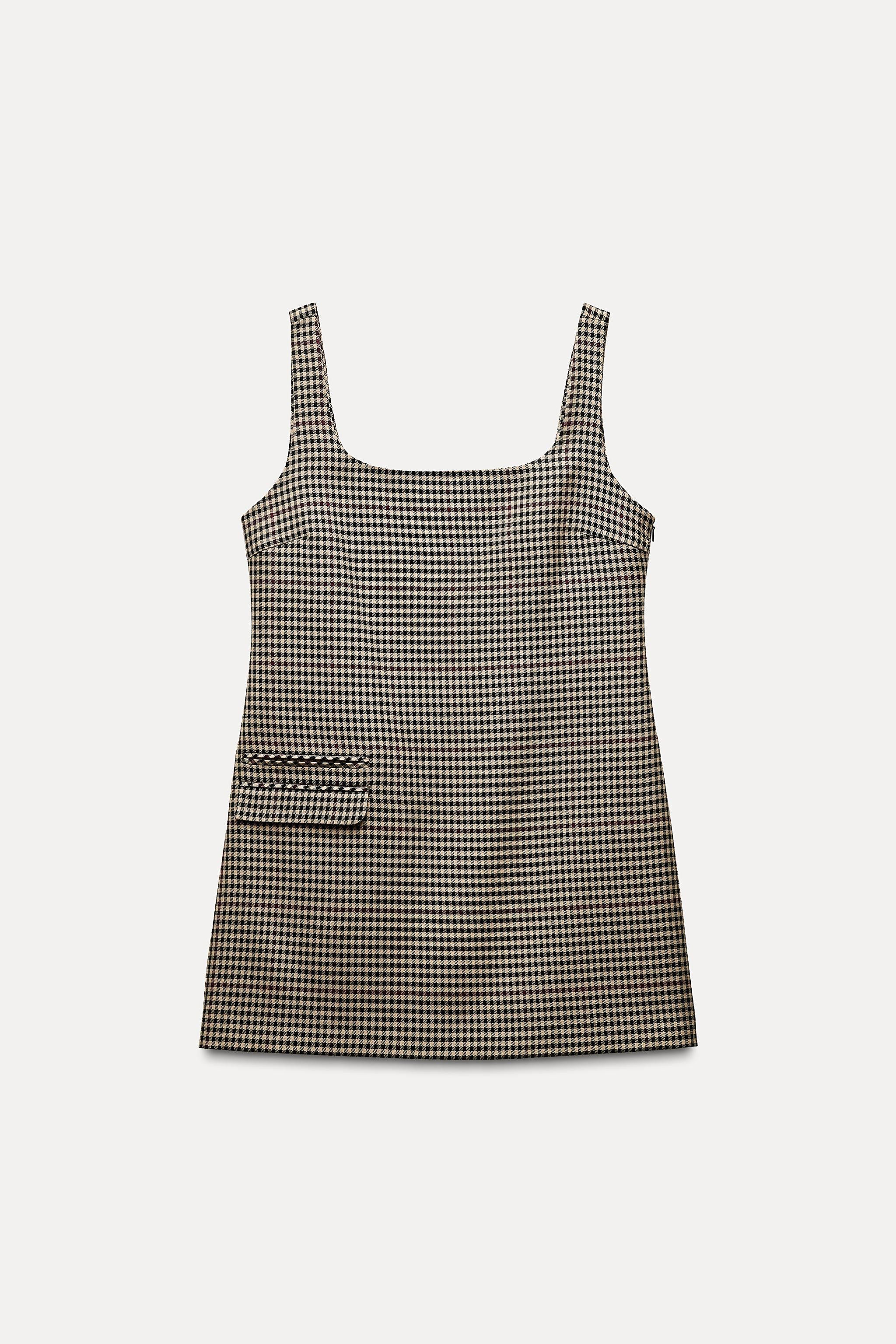 PLAID MINI DRESS ZW COLLECTION | Zara US