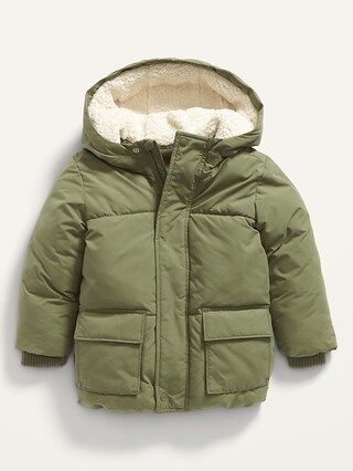 Unisex Water-Resistant Hooded Jacket for Toddler | Old Navy (CA)