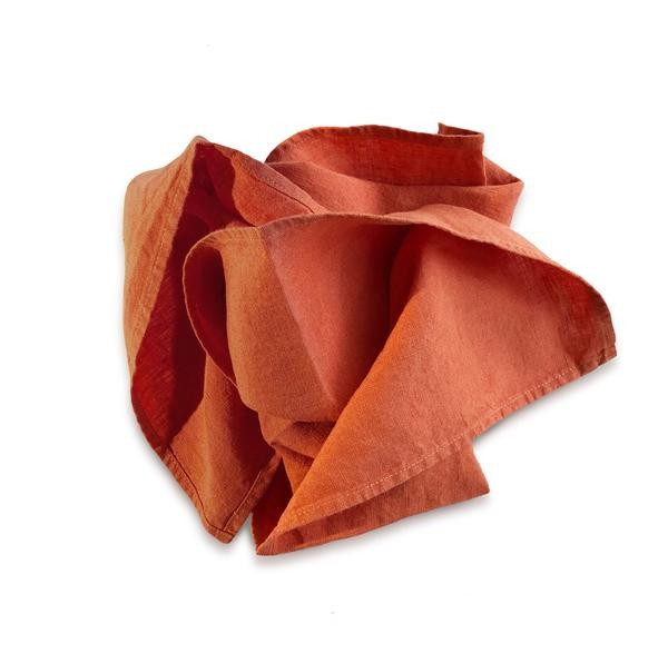 Orange Rust Linen Napkin | The Avenue