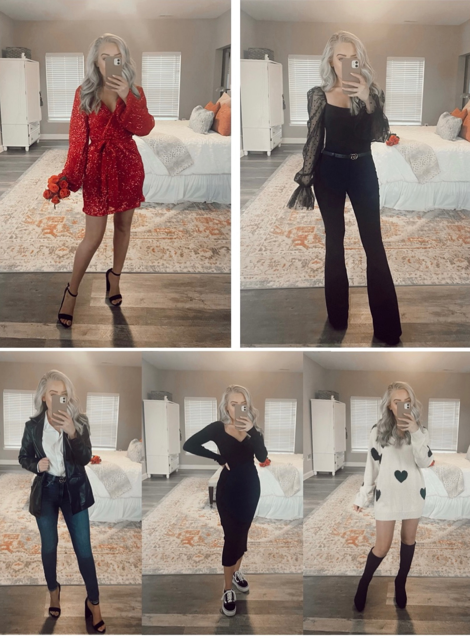 Valentines Day looks #Wednesday style! 🖤 Black flare jeans are from a local boutique - find these exact pair in my highlights on Instagram! Also linked similar (:

#LTKSeasonal #LTKstyletip