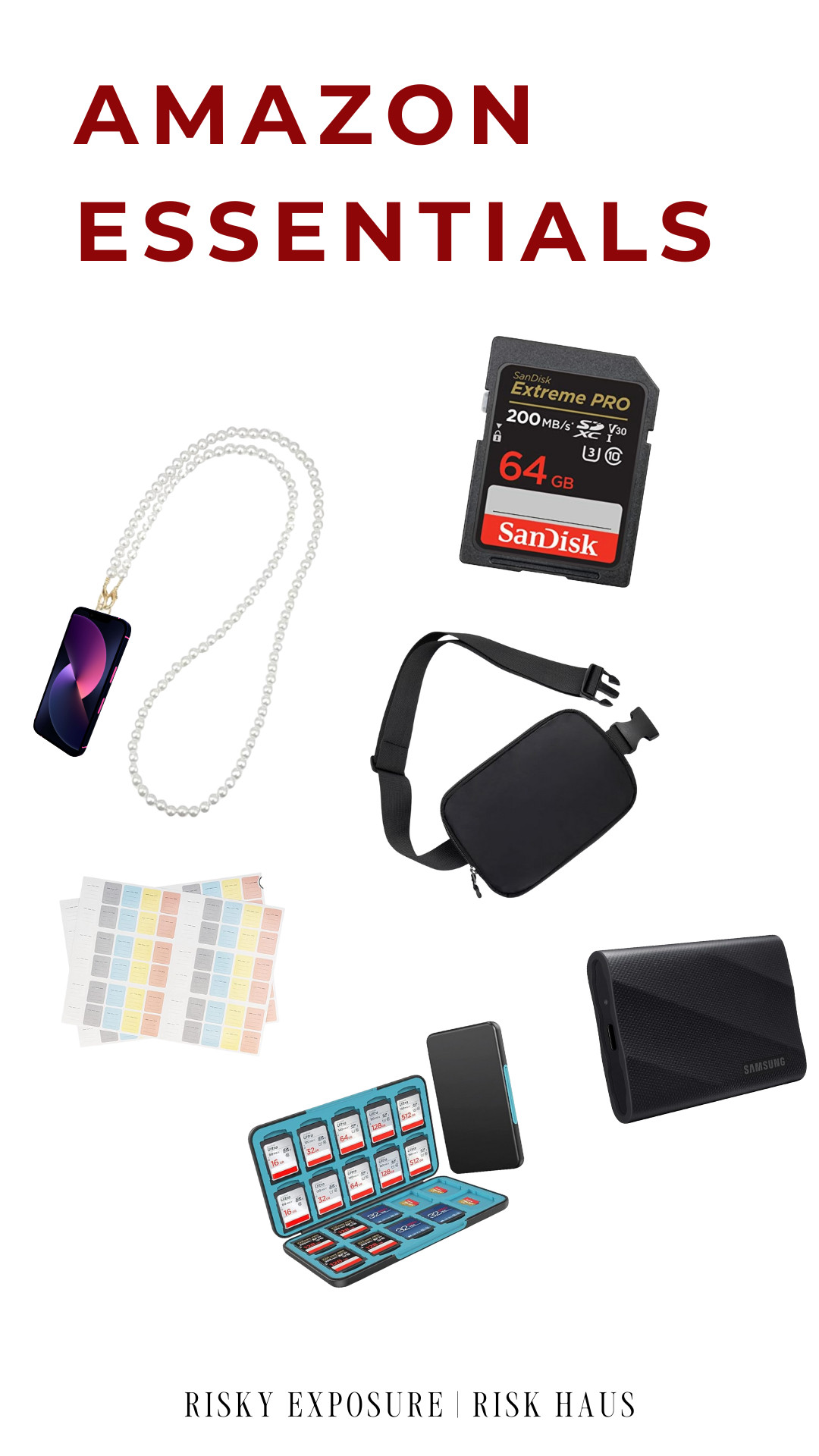 As a wedding photographer, these are my top Amazon recs! 

 