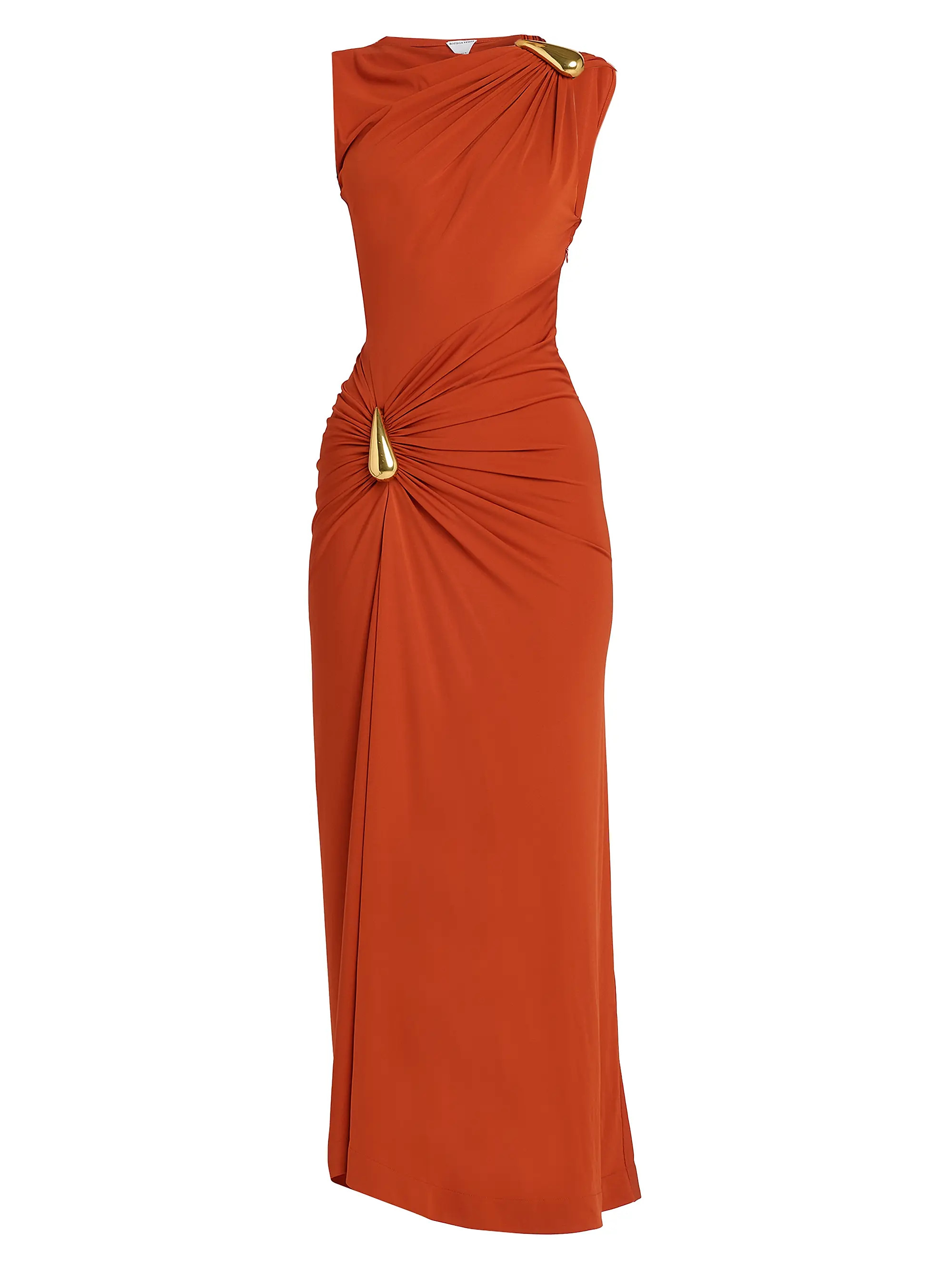Hardware-Accented Crepe Jersey Maxi Dress | Saks Fifth Avenue