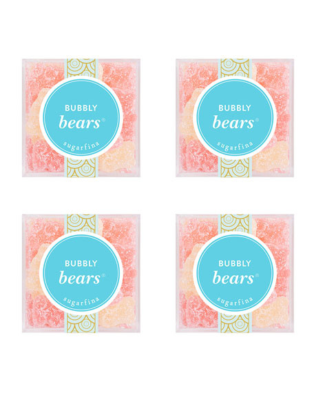 Sugarfina Bubbly Bears Small Cube 4-Piece Kit | Neiman Marcus