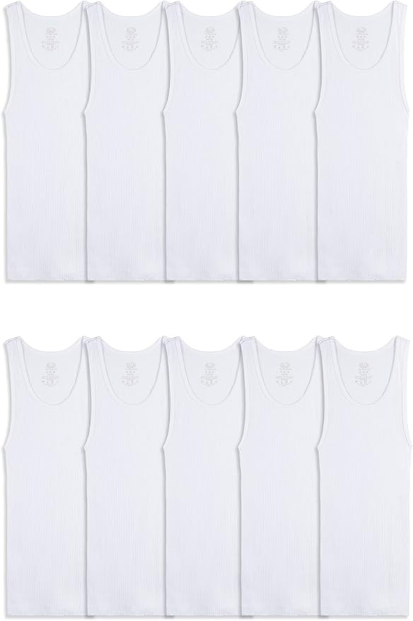 Fruit of the Loom Boys' Eversoft Cotton Undershirts, T Shirts & Tank Tops | Amazon (US)