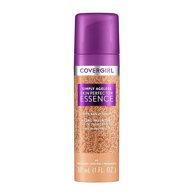 Covergirl Simply Ageless Skin Perfector Essence Foundation, 40 Medium, Tinted Skin Perfector, Ski... | Amazon (US)