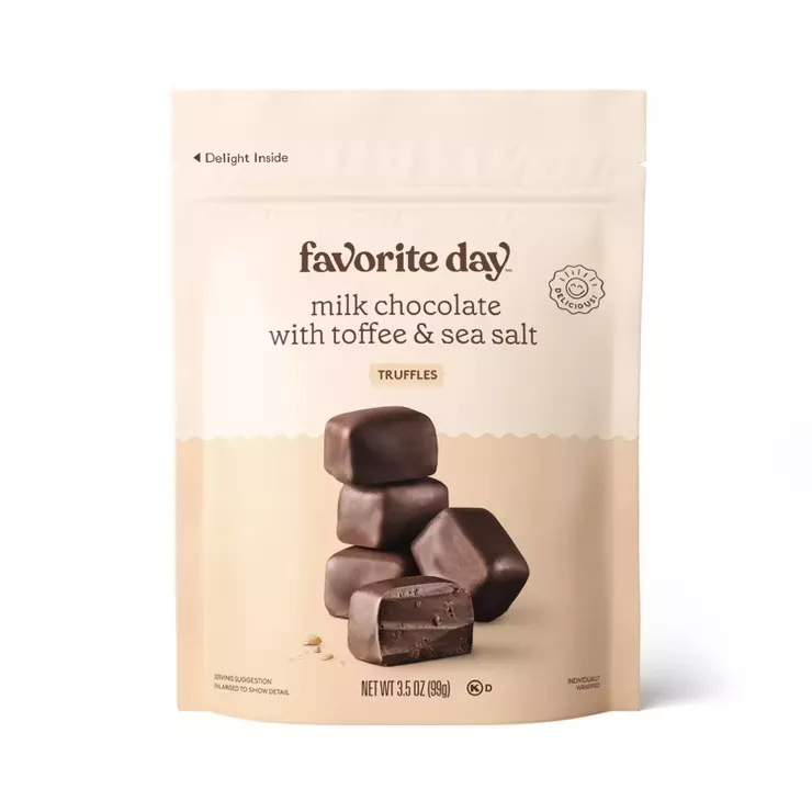 Dark Chocolate Almond With Sea Salt Bark Crisps - 5oz - Favorite Day™ :  Target