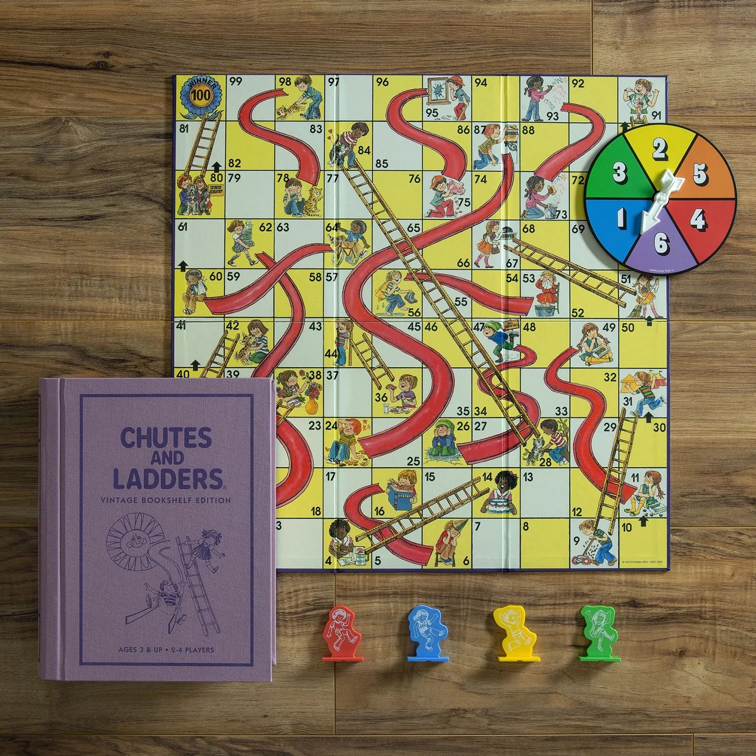 Winning Solutions Chutes & Ladders Vintage Bookshelf Edition Board Game - Walmart.com | Walmart (US)