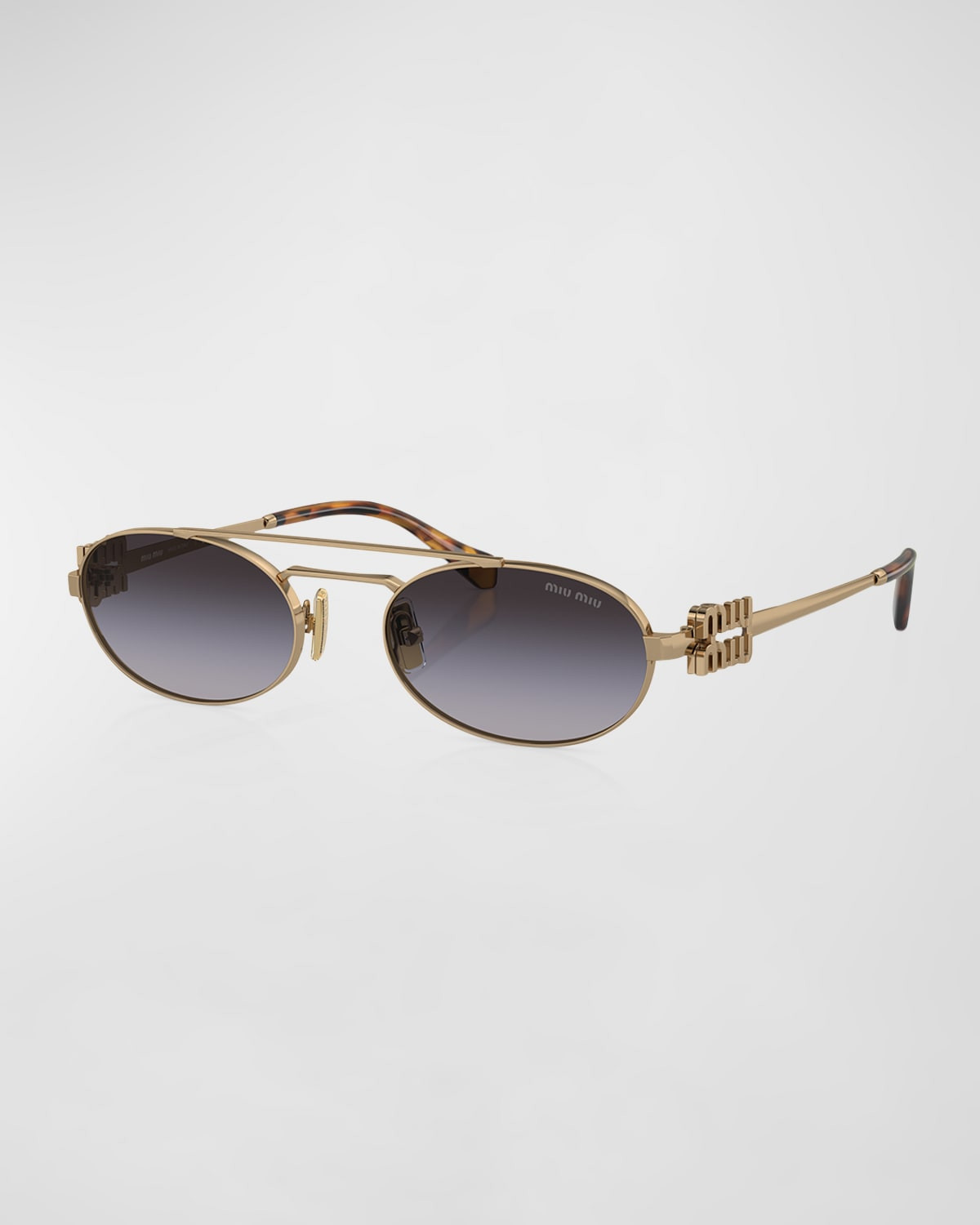 Metal Oval Sunglasses | Neiman Marcus