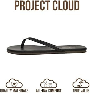 Project Cloud Flip Flops for Women Footwear- Lightweight and Memory Foam Insole Sandals for Women... | Amazon (US)