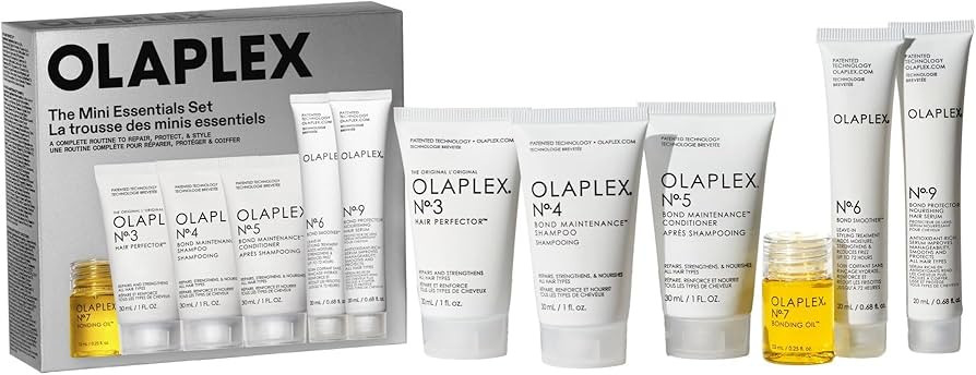 Olaplex Mini Hair Essentials Set: No. 3,4,5,6,7,9 A Healthy Hair Value Set for Instant, Shiny Vis... | Amazon (US)