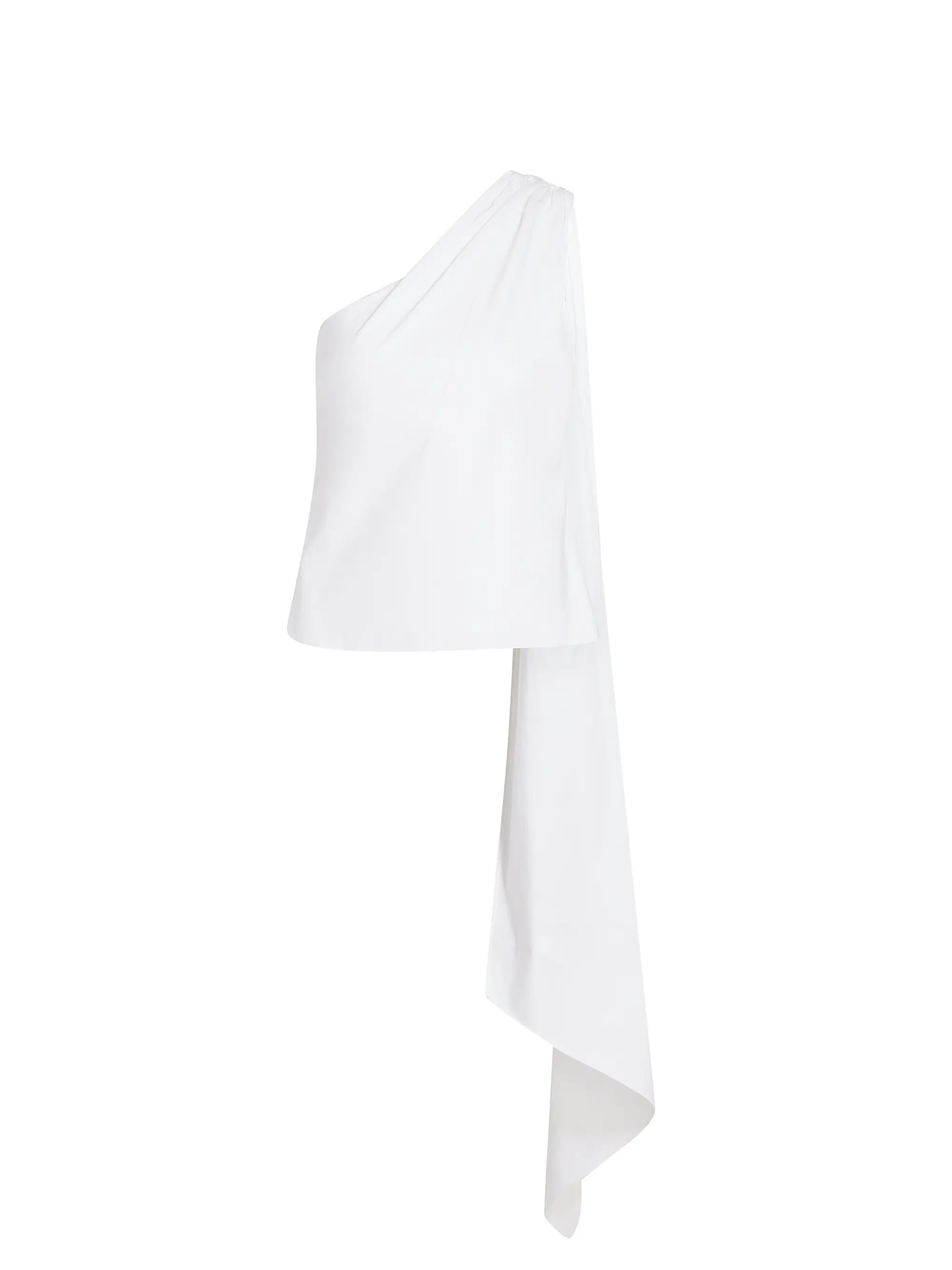 Vik Stretch-Cotton One-Shoulder Top | Saks Fifth Avenue