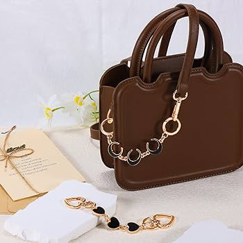 2Pcs Bag Extender Chain Heart Moon Purse Strap Extenders for Handbags Purse Extender Chain Gold C... | Amazon (US)