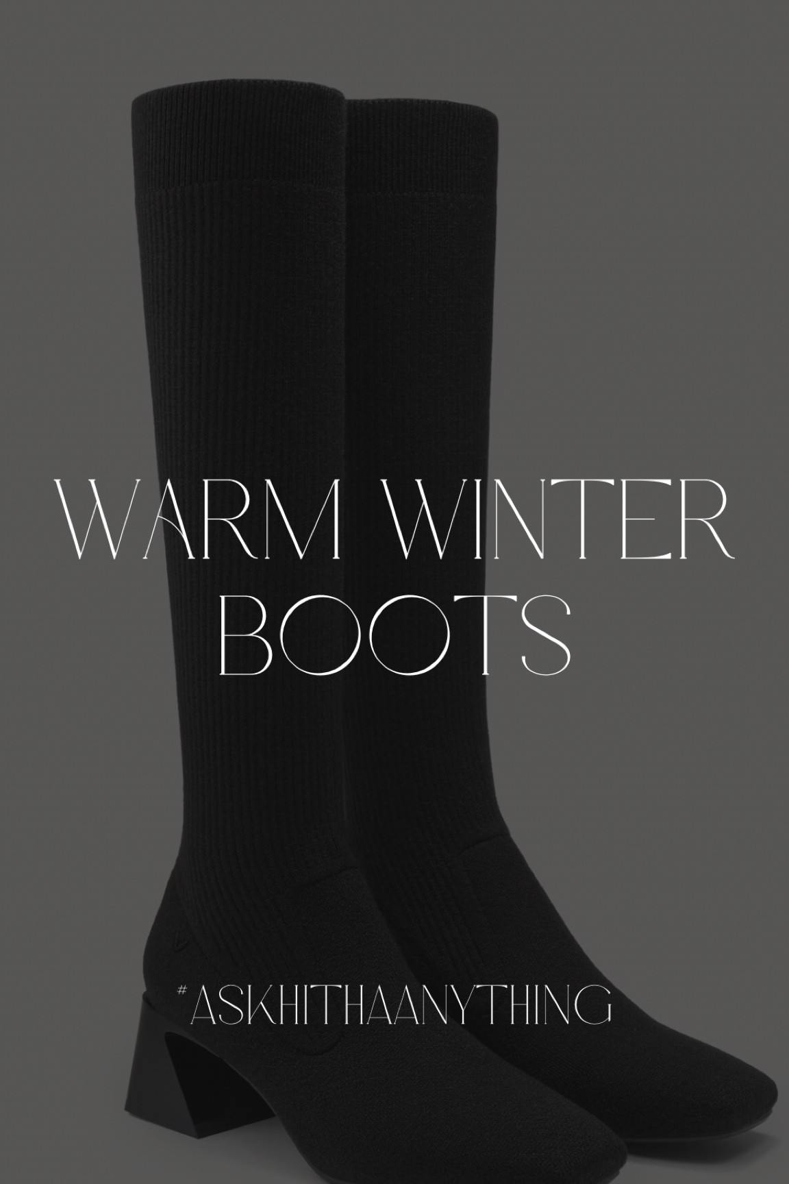 I’ve linked to some leather boots linked with shearling, and a pair of wool high boots that are really warm and elegant.

#LTKSeasonal #LTKshoecrush #LTKsalealert