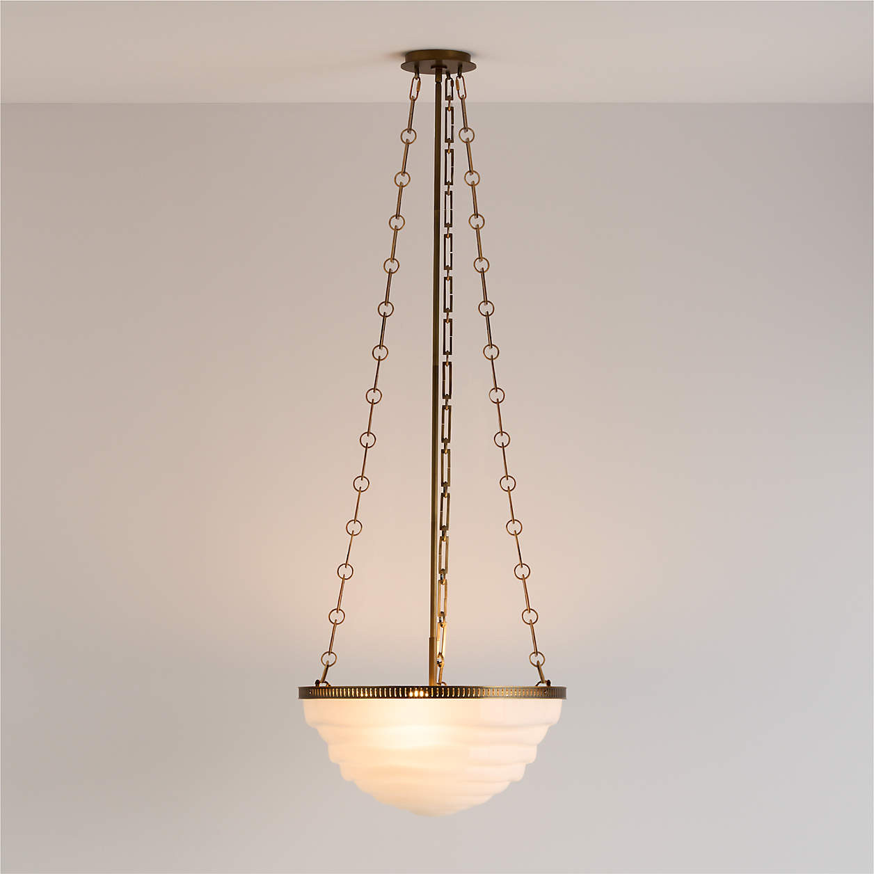 Luma Glass Pendant Light | Crate & Barrel | Crate & Barrel