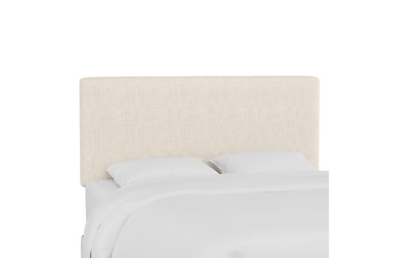 Novak Headboard, Talc Linen | One Kings Lane