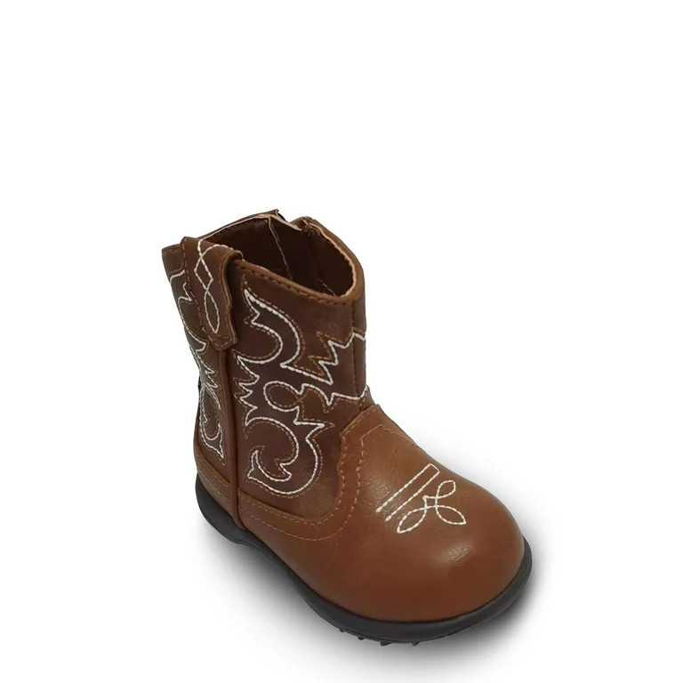 Wonder Nation Baby Boy Western Boots, Sizes 2-6 | Walmart (US)