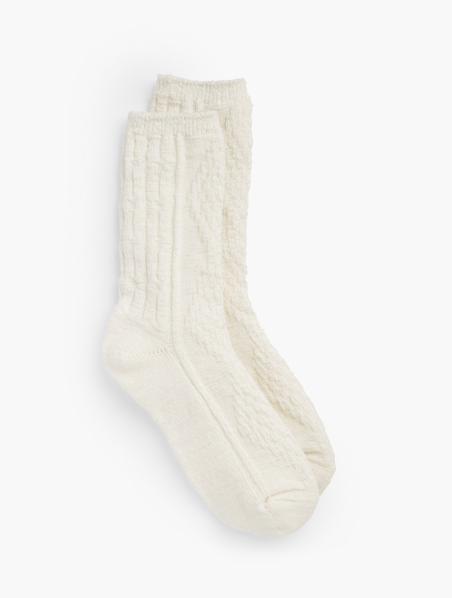Short Boot Socks - Ivory - 001 Talbots | Talbots