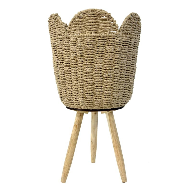Scallop Edge Plant Stand, Medium | At Home