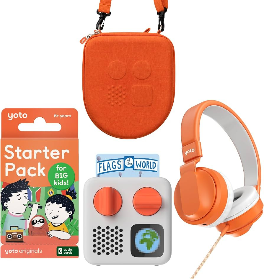 Amazon.com: YOTO Mini Bundle + Starter Pack for Big Kids + Wireless Headphones + Mini Travel Case... | Amazon (US)
