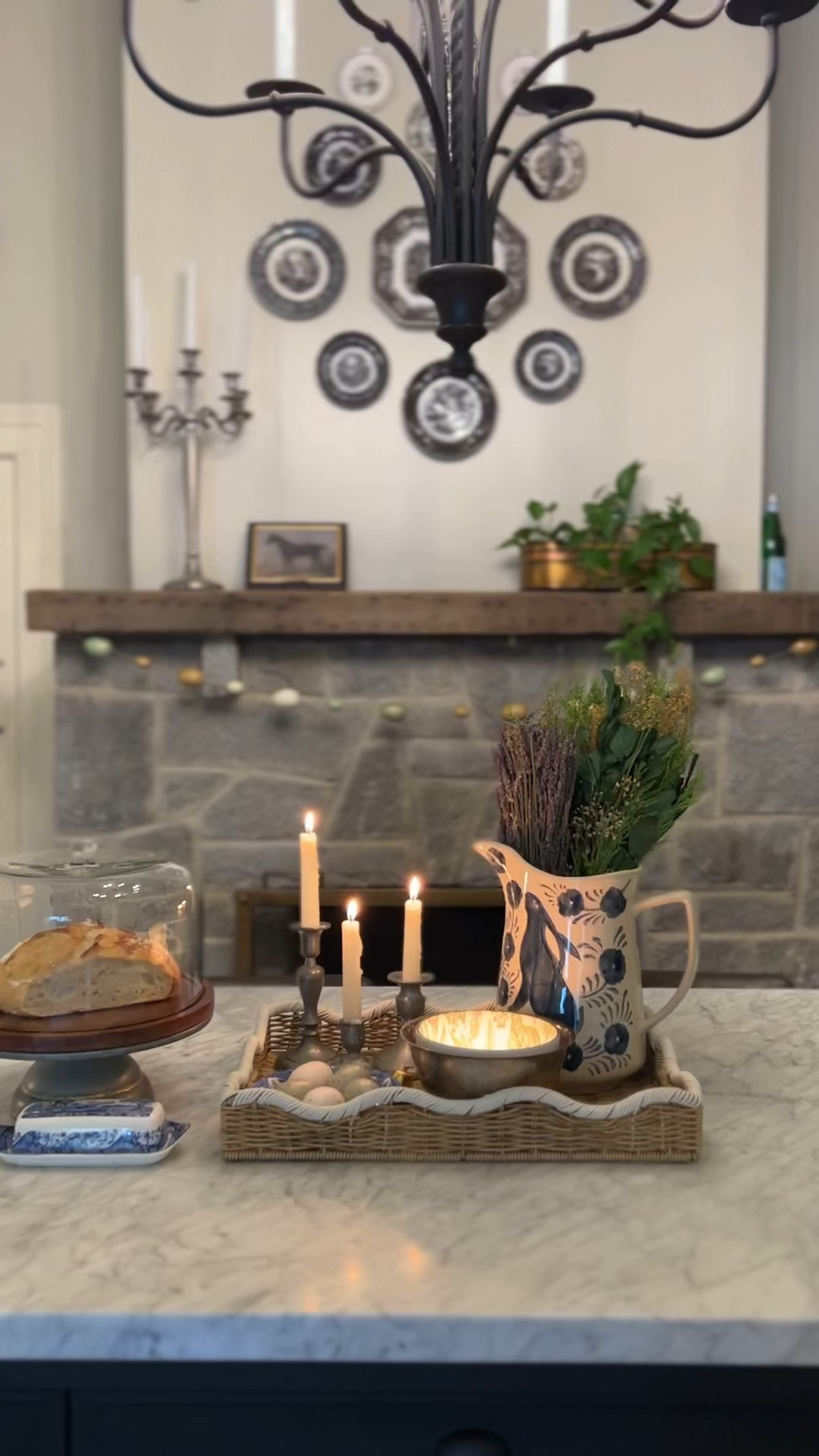 Tray styling 
Easter decor 
Spring florals 

#LTKSeasonal #LTKHome