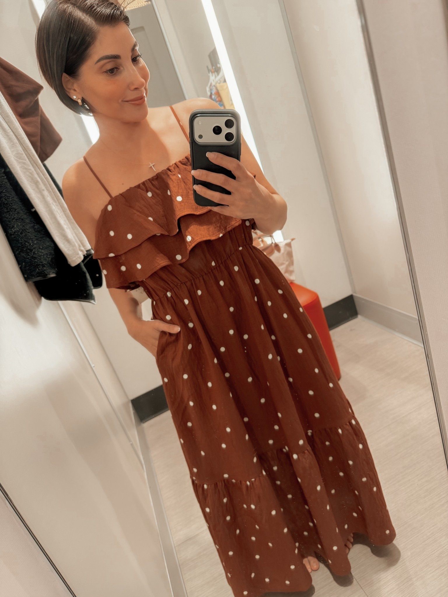 Found the cutest polka dot dress. @Target #targetstyle 

#LTKOver40 #LTKPetite #LTKSaleAlert