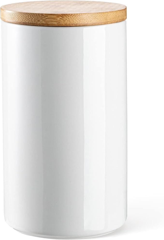 Sweese 821.101 Kitchen Canister, 40oz/1300ml Porcelain Food Storage Jar with Bamboo Lid for Groun... | Amazon (US)
