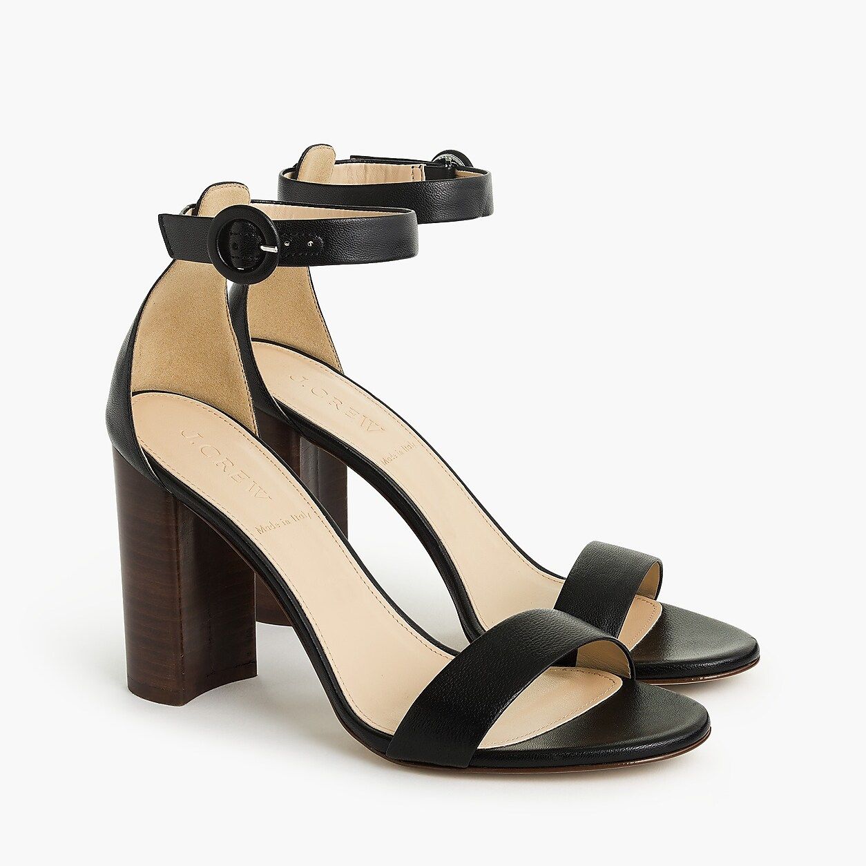 Ankle strap stacked-heel sandals (100mm) | J.Crew US