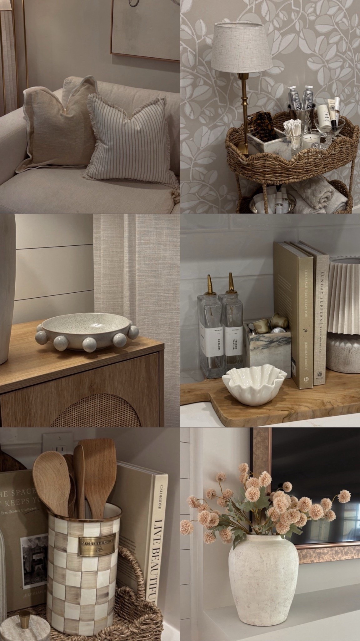 Amazon home finds🤎

Sharing a few neutral decor pieces I’m loving lately — chic storage, cozy textures, and soft neutral accents

Also included the cutest piece from World Market🥰



Interior design, decor, minimalism, neutral, chic, interiors, storage, organization, sidneymarieduke 

#LTKHome