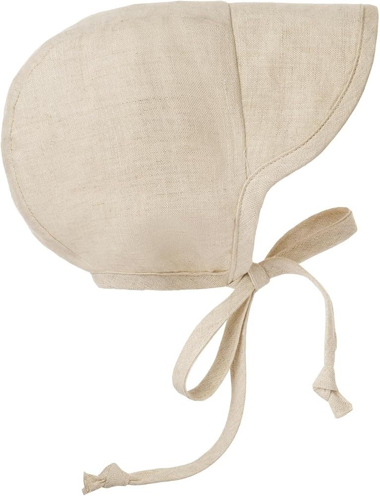 Baby Kids Sun Hat UPF 50+ UV Brimmed Linen Bonnet Cotton-Lined for Boys Girls Child Sunscreen hat... | Amazon (US)