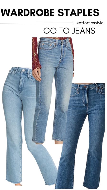 Jeans are a central part of a complete closet, obvs.  Here are a few of our recommendations!

#LTKFind #LTKstyletip #LTKtravel