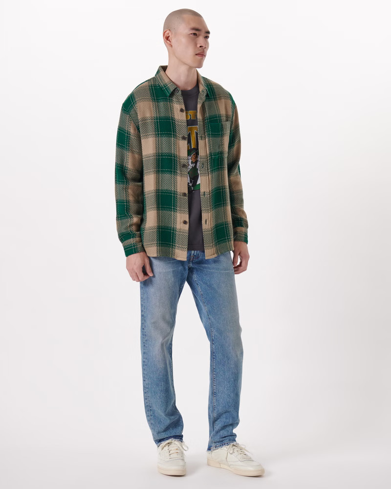 Texturized Flannel | Abercrombie & Fitch (US)