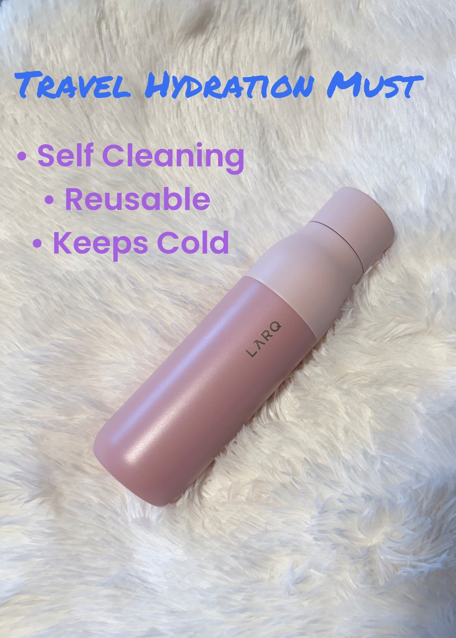 PSSSTTTTT…….Himalayan Pink is on Sale 😍 

Hydration meets innovation with the Larq Bottle PureVis. This sleek, insulated bottle uses PureVis™ tech to eliminate 99.9999% of bacteria and viruses—keeping your water fresh and your bottle clean. Perfect for travel, gym, or everyday wellness. BPA-free, stylish, and built to last.
🔹 Available in Black Onyx, Granite White & more
🔹 Keeps drinks cold for 24 hrs / hot for 12 hrs
🔹 Shop now on Bluemercury → Larq Bottle PureVis

#CleanWater #SelfClean #WaterBottle #TravelBottle

#LTKActive #LTKSaleAlert #LTKTravel