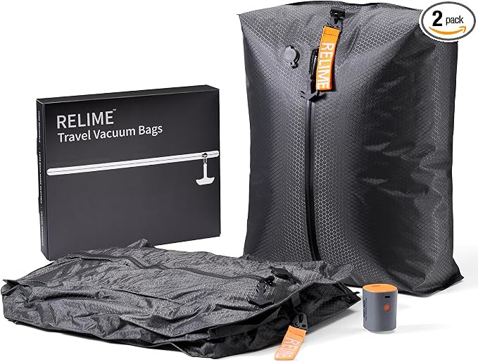 Classic Series Vacuum Bags for Travel Luggage with Wireless Pump, Compression Bags for Carry On S... | Amazon (US)