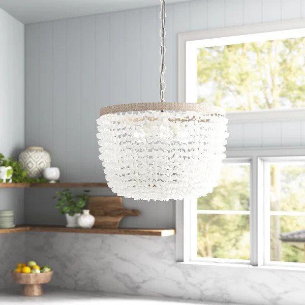 Trina Inverted 3-Light Drum Chandelier | Wayfair Professional