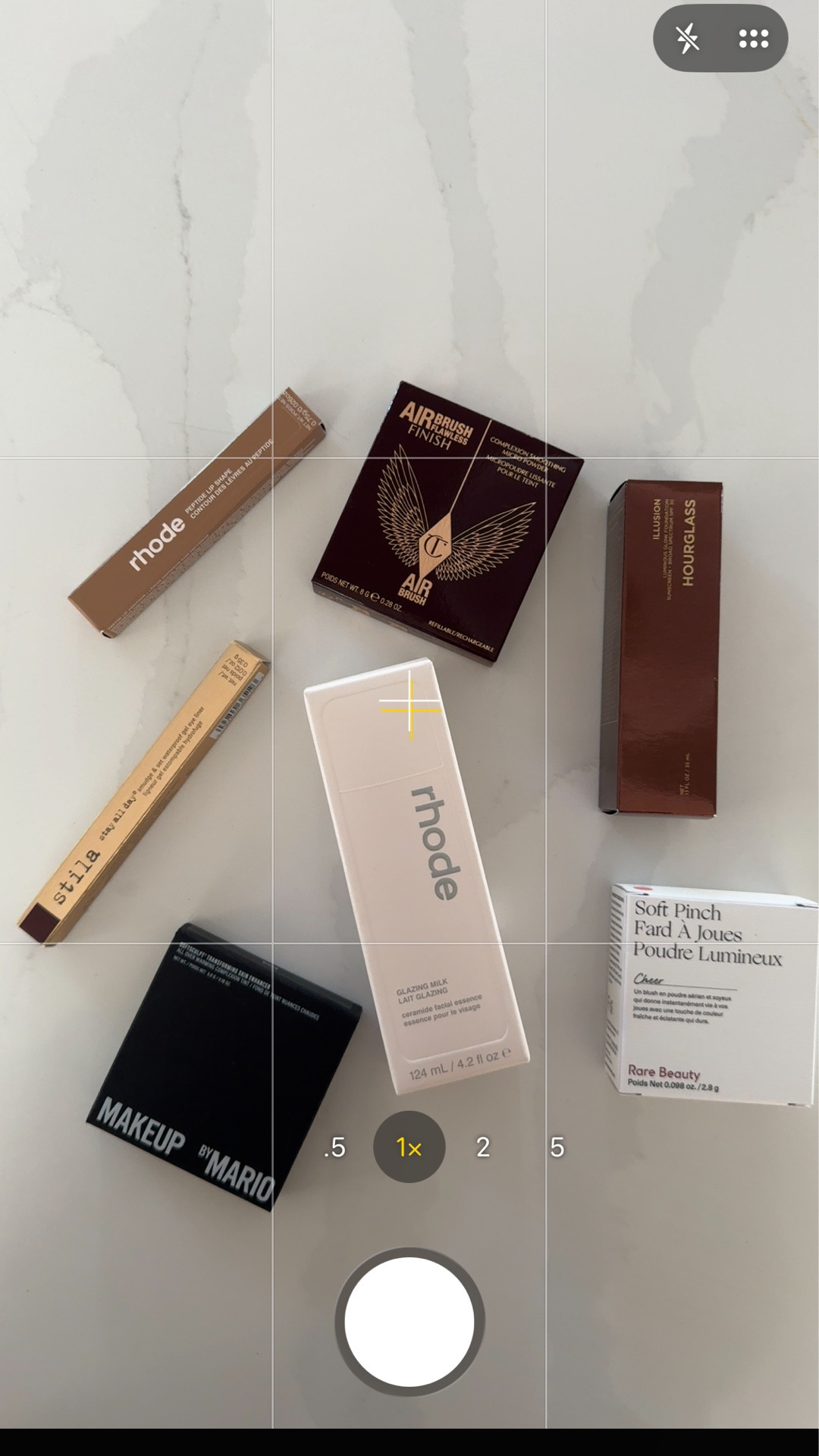 Last day of Sephora Sale! Linking my favorites! 

Hourglass foundation: shade 10
Rare beauty blush: shade “Cheer”
Rhode peptide: shade “Twist” and “Lunge"
Stilla eyeliner: shade “Saucy”